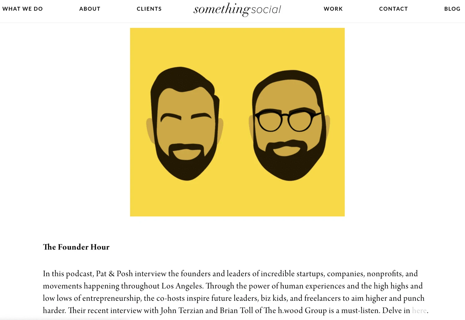 We Made It To Something Social's "Fave Podcasts RN" List!